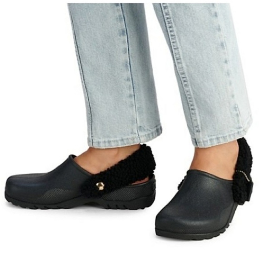 Women's Lola Shearling Lined Water Resistant Clogs